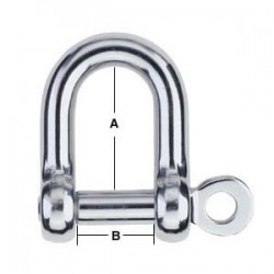 Grillete Forjado "D" 6 [mm]
