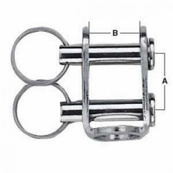 Adaptador inox en U grande