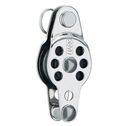 Roldana inox 25mm con arraigo