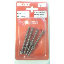 Perno inox M5*60mm (4 unidades)